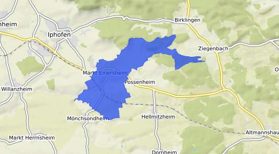 Bodenrichtwertkarte Markt Einersheim